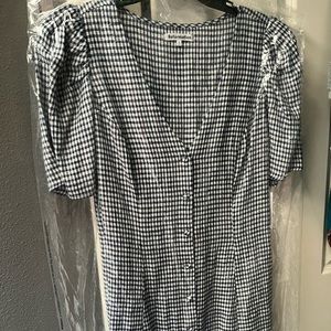 NEW Reformation Newbury Linen Dress in Challah Size 12 #855